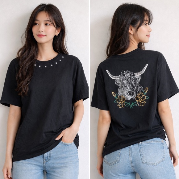 House of cotton Tops - House of Cotton Yak Graphic Tee
